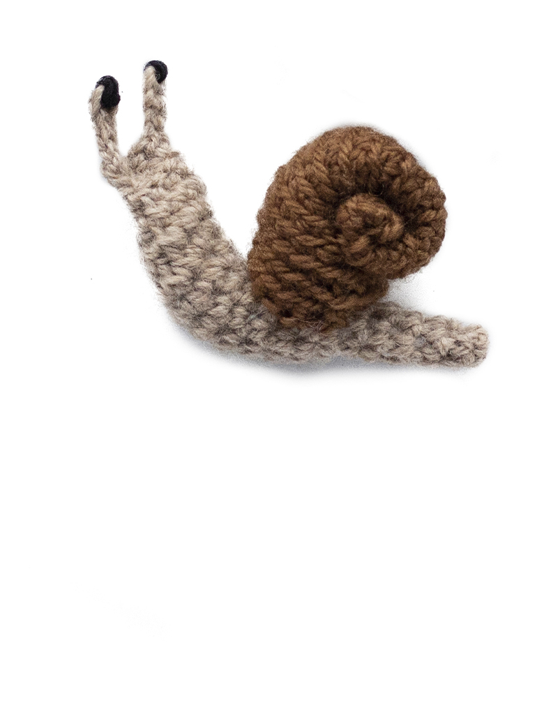 toft ed's animal mini snails amigurumi crochet